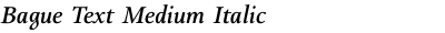 Bague Text Medium Italic
